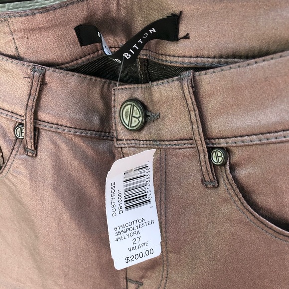 David Britton Dusty Rose Jeans - Picture 3 of 6